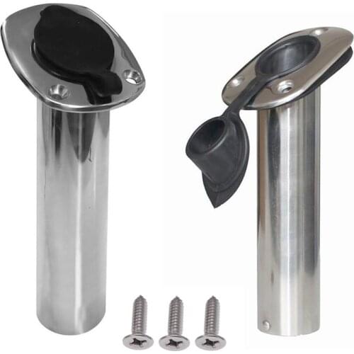15/ 30 /90 Degree Fishing Pole Stand Stainless Steel Boat Marine Fishing Rod Holder Accessory Tool