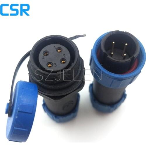 SY1710, 4 pin Waterproof Connector, IP68, circular connectors,Waterproof high temperature connectors 4 pin plug sockets