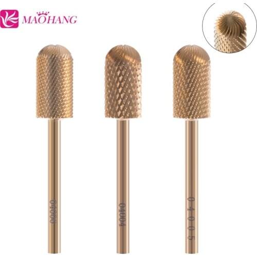 MAOHANG safer-end working Nail art carbide cutter for hardware manicure machine apparatus electril drill nail file
