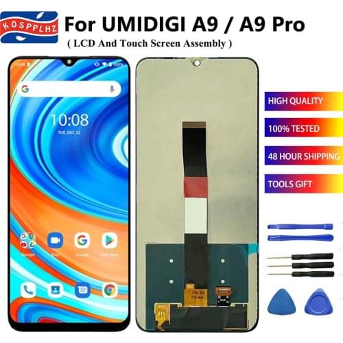 For UMIDIGI A9 LCD Display + Touch Screen Assembly Replacement For Umi Umidigi A9 / A9 Pro A9Pro Smartphones Repair Screen +Glue