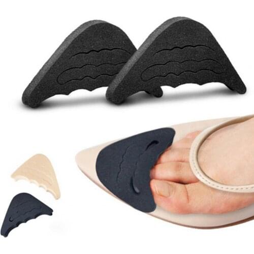 1 Pair Toe Plugs Ergonomic Foot Patch Adjustable EVA Non-Slip Heel Grip Liner Insert for High Heels Foot Care Tool