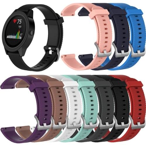 1pcs Silicone Replacement Band Strap Wristband For Garmin vivoactive 3/ vivomove HR / vivomove Watch Strap Smart Accessories