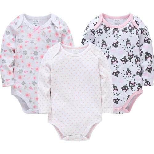 3PCS Pajamas Baby Girl Long Sleeve Cotton Jumpsuit Unisex Cartoon Animal Clothing Baby Pyjamas Set Sleepwear Christmas Pajamas