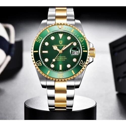 PAGANI DESIGN NH35 Watch for Men Luxury Sapphire Glass Waterproof Mechanical Wristwatch Stainless Steel Mens Automatic Watch