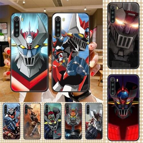 Anime mazinger z Phone case For Xiaomi Redmi Note 7 7A 8 8T 9 9A 9S 10 K30 Pro Ultra black pretty prime trend cover silicone