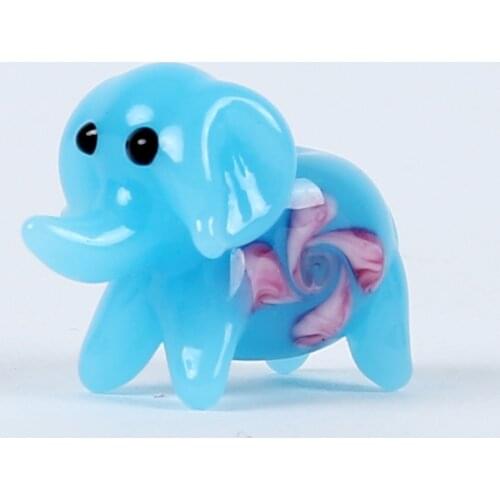 3pcs Small Elephant Murano Glass Charms Bead Spacer Beads for Jewelry Making Bracelets Accessories Craft DIY Jewelry Findings