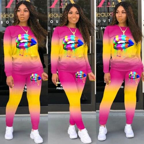 Two Piece Set Matching Sets Women Tracksuit Plus Size Clothing African Clothes Jogging Femme 2 Piece Sets Womens Outfits
