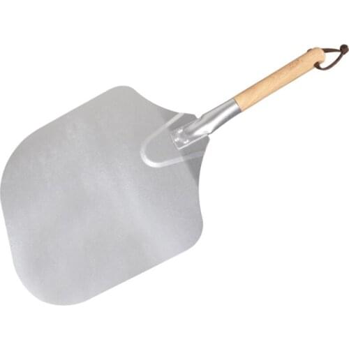 56CM Pizza Peel Shovel With Wooden Handle Cake Shovel Cheese Cutter Peels Lifter Tool Pizza Shovel Baking Pastry Tools