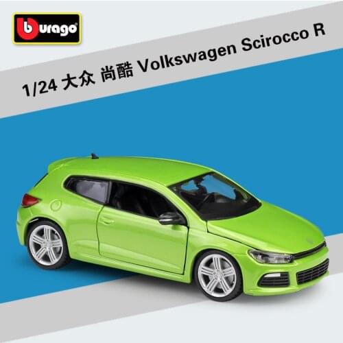 Bburago 1:24 Volkswagen Scirocco R simulation alloy car model Collect gifts toy