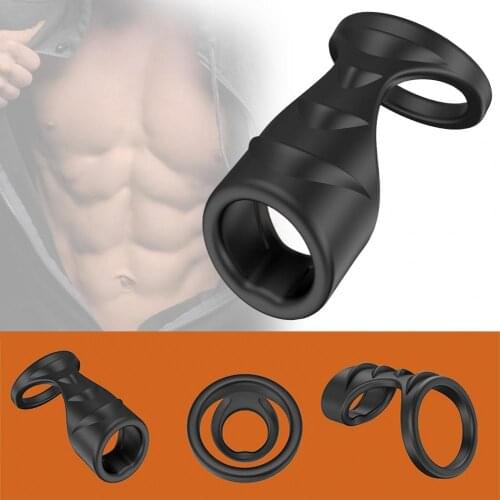 OLO Penis Corrector Effective Long-lasting Silicone Delay Ejaculation Lock Ring for Male Lock Ring Condom
