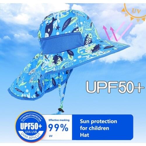 Spring Autumn Print Baby Bucket Hat Cotton Fisherman Hats Kids Summer Boys Girls Panama Sun Cap Unisex