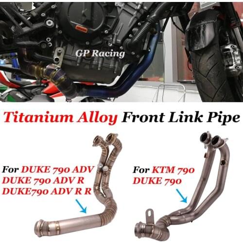 Slip On For DUKE 790 Duke 790 ADV R R Full System Titanium Alloy Motorcycle Exhaust Escape Front Link Pipe Connection Original