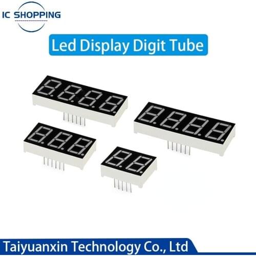 5PCS Led Display Digit Tube 7 Segment 0.28 Inch Red 1 Bit 2 Bit 3 Bit 4 Bit Common Cathode Anode Led 7segment