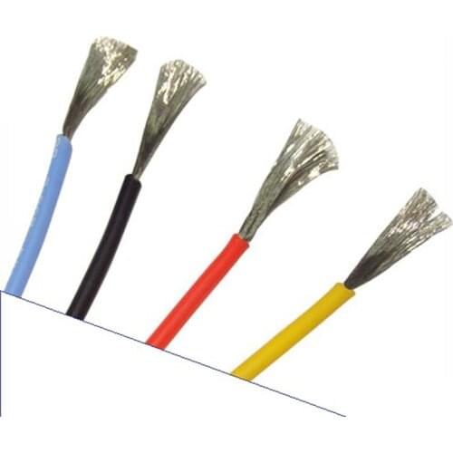 20M high temperature flexible silicone wire 18awg-10AWG silicone wire Multimeter lead wire Electric battery Cable