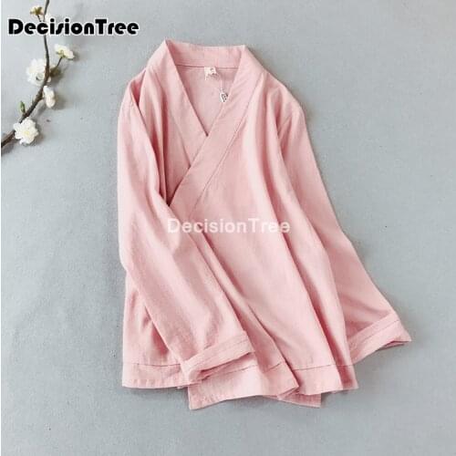 2021 chinese traditional hanfu cotton linen blouses female womens shirt classical blouse chinese style vintage tang tops blouse
