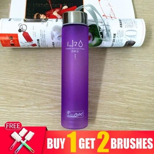 280ml My Kitchen Portable Sports Drinking Tour Hiking Water Bottle Outdoor Bicycle Unbreakable Plastic Jug Bottles WaterBottle