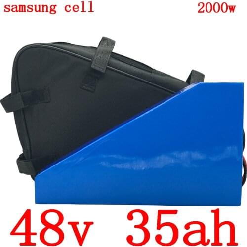 48V battery pack 48V 35AH Electric bicycle Battery 48V 35AH Lithium ion battery use samsung cell for 48V 1000W 2000W ebike motor
