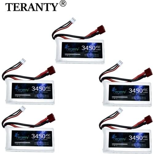 HIGH POWER RC Car Lipo Battery 7.4V 3450mAh Max 60C For Wltoys 12428 12423 RC Car Upgrade part 2s 7.4v Battery for feiyue 03 Q39