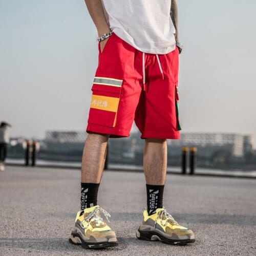 MRMT 2021 Brand Mens Students Reflective Five Fashion Pants Short Pants for Male Casual Big Pocket