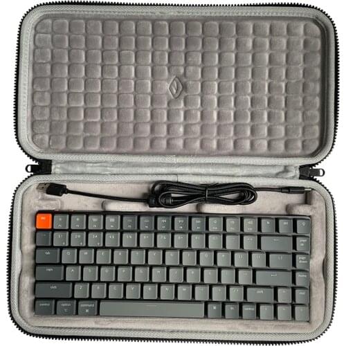 Fashion Protective Hard Bag Carrying Case for Keychron K1 K2 K4 K6 K8 Mechanical Bluetooth Keyboard Storage Box Handbag