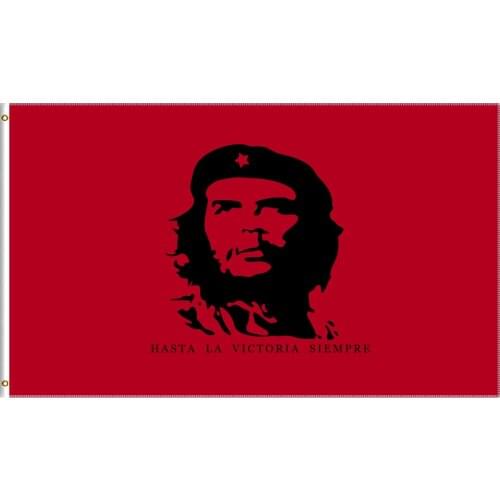 3X5 Ft EI CHE Ernesto Guevara Flag Polyester Printed Flags and Banners for Decor