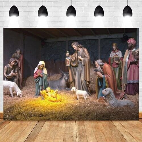 Yeele Birth Christmas Nativity Scene Jesus Photography Backdrop Personalized Photographic Backgrounds For Photo Studio