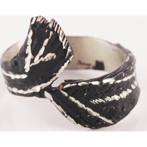 UM US JEWELRY Black Color Unisex Ring