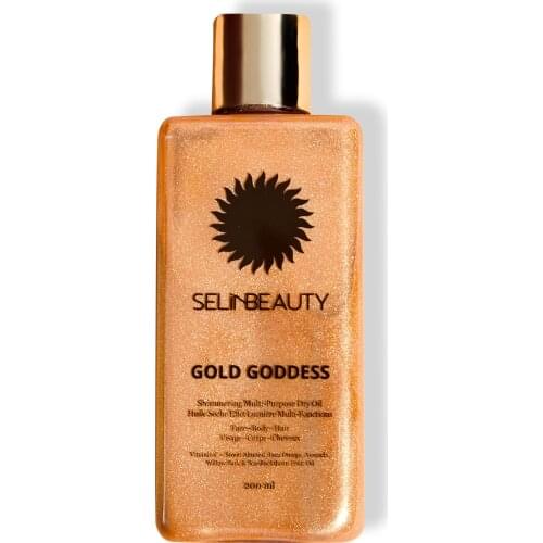 Multi-Purpose Glossy Dry Oil-Gold Goddess Shimmering Multi Purpose Dry Oil 100 ml