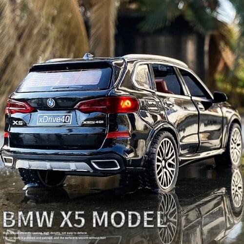 1:32 BMW X5 Alloy SUV Car Model Diecast Simulation Metal Toy Vehicle Car Model Collection Sound Light Boys Gift Toy For Children