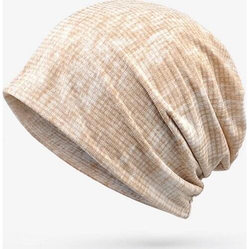 New Multi Soft and Breathable Hats for Men Women Beanies Summer Hat Thin Camouflage Hip Hop Beanies Outdoor Sunscreen Scarf