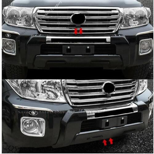 For Toyota Land Cruiser LC200 2012 2013 2014 2015 ABS Gray paint front bumper 1PCS