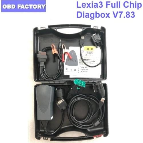 Full Chips Gold Edge Lexia3 PP2000 Diagbox V7.83 Lexia Super Firmware 921815C Lexia 3