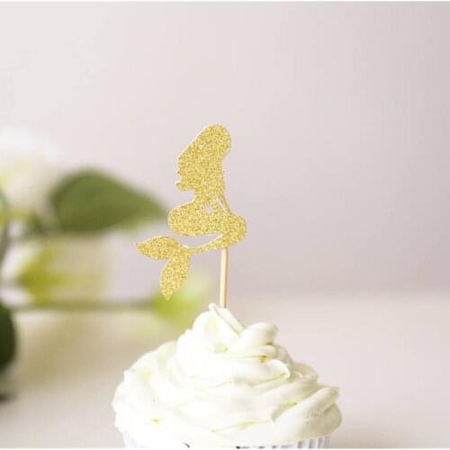 Custom Mermaid Cupcake Topper /Mermaid Party Decor/Mermaid table decorations/Personalised Birthday cupcake topper food picks