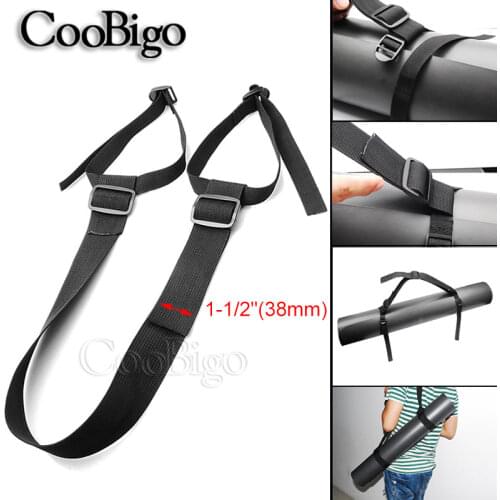 3.3" Length Outdoor Backpack Camping Mattress Sleeping Bag Tent Yoga Mats Strap Adjustable Tied Band Tri-Glide Slider Buckle