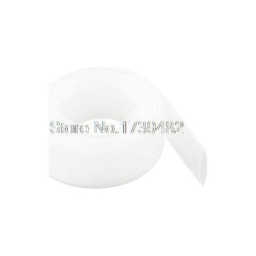 Ratio 2:1 22mm Clear White Polyolefin Heat Shrinkable Tube 8M 26.2Ft