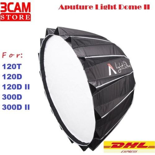 Aputure Light Dome II Studio Reflector Softbox Bowens Mount for 120T/120D II/300D/300D II compatible Bowens mount fixtures