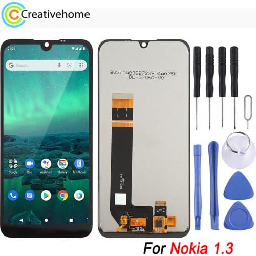 High Quality LCD Screen and Digitizer Full Assembly for Nokia 1.3 TA-1216 TA-1205