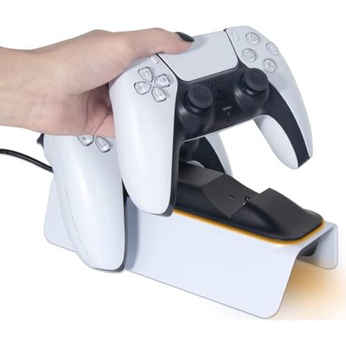 For PS5 Dual Fast Charger Charging Dock Station USB Type-C Charging Stand For PlayStation 5 Wireless Controller Gamepad Joystick