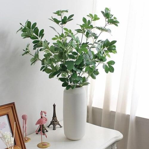 1PC Simulate Eucalyptus Leaf Artificial Plants Greenery Simulation Eucalipto Greens for Wedding Shooting Prop Home Decoration
