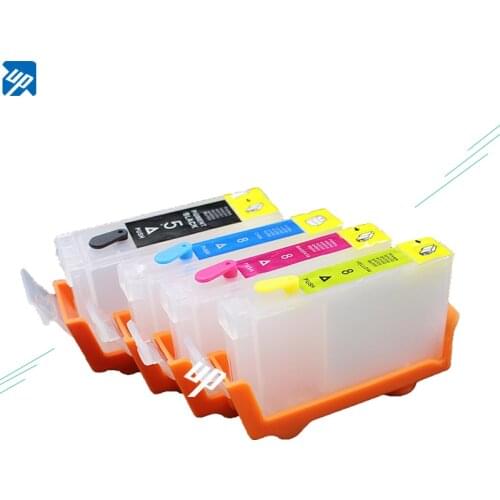 4PCS refillable ink cartridge FOR CANON IX4000 IX5000 IP3300 IP3500 MP510 MP520 MX700 printer with auto reset chip PGI-5 pgi5