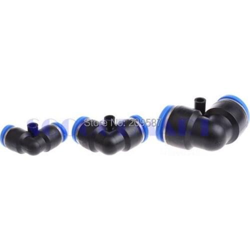 50pcs 10mm ID Pneumatic Connectors Elbow Fitting Equal L