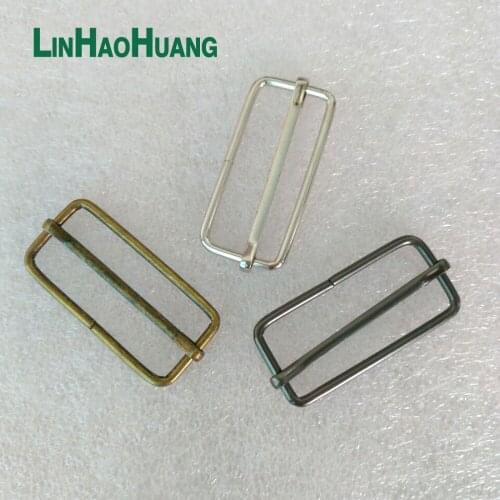 60pcs/lot 4 multiple sizes metal ajustable ring buckle for bags iron buckle in nickle /Antique brass/black color free shipping