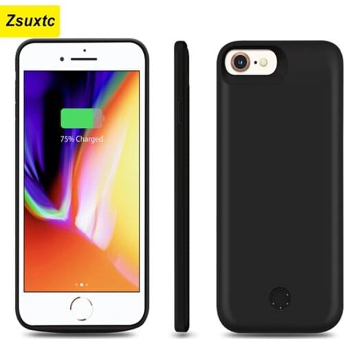 For Iphone X XR XS Max Battery Case For Iphone XS Max Battery Charger Case Smart Charger Silica gel Material Cover Power Bank