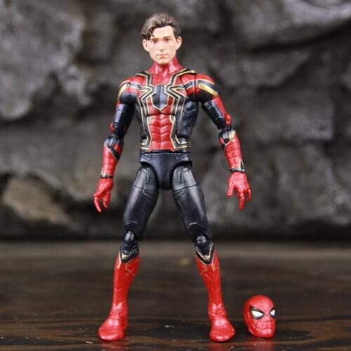 Avengers Endgame Iron Spider Man 6" Scale Action Figure Iron-Spiderman Tom Holland KOs Marvel Legends Movie Toys Doll Model