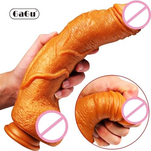 GaGu Silicone Realistic Dildo for Women Huge Penis Lesbian Toys Big Fake Dick Females Masturbation Sex Adult Sex Toys for Woman