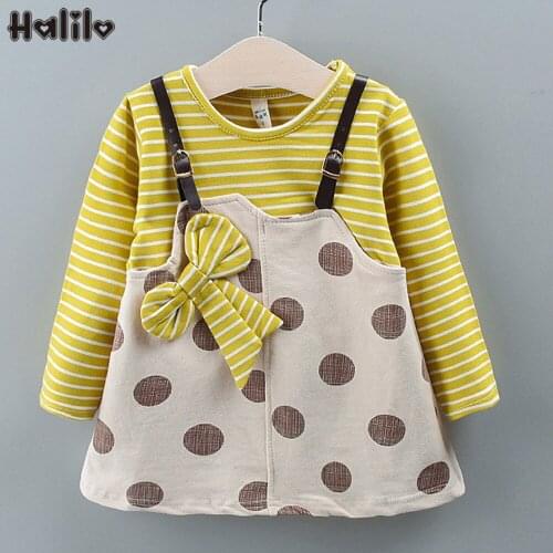 Зимние платья для малышек Halilo China At AliExpress