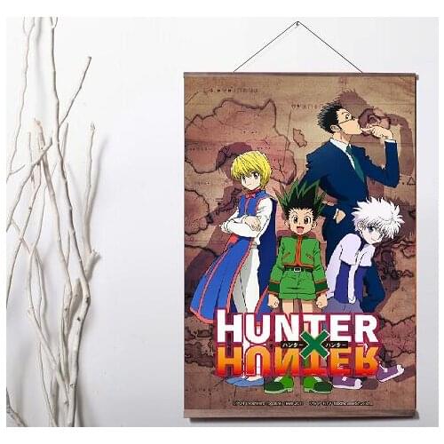 Hunter x Hunter Classic Japanese Anime Art Canvas print poster painting with solid wood