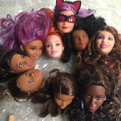 Good Makeup Rare Collection Princess Doll Toy Head Toys Parts Kids Playing House DIY Toy Girl Birthday Christmas Gifts Toy