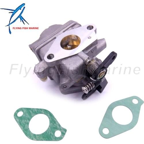 Outboard Engine 16100-ZVD-A01 Carburetor Assy and 16221-ZVD-000 Carburetor Gasket for BF6AH 6HP 4-stroke Boat Motor