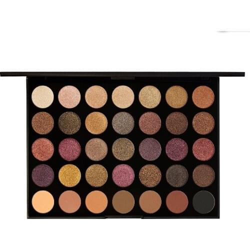 Eyeshadow Pallete 35 Colors Glitter Shimmer Matte Eyeshadow Palette Makeup Palette maquillage paleta de sombra Eyeshadow 35F 35T